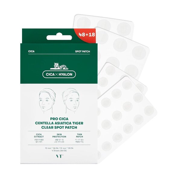 VT COSMETICS Pro CICA Centella Spot Patch (66 Count) Korean Skincare - Picture 3 of 5